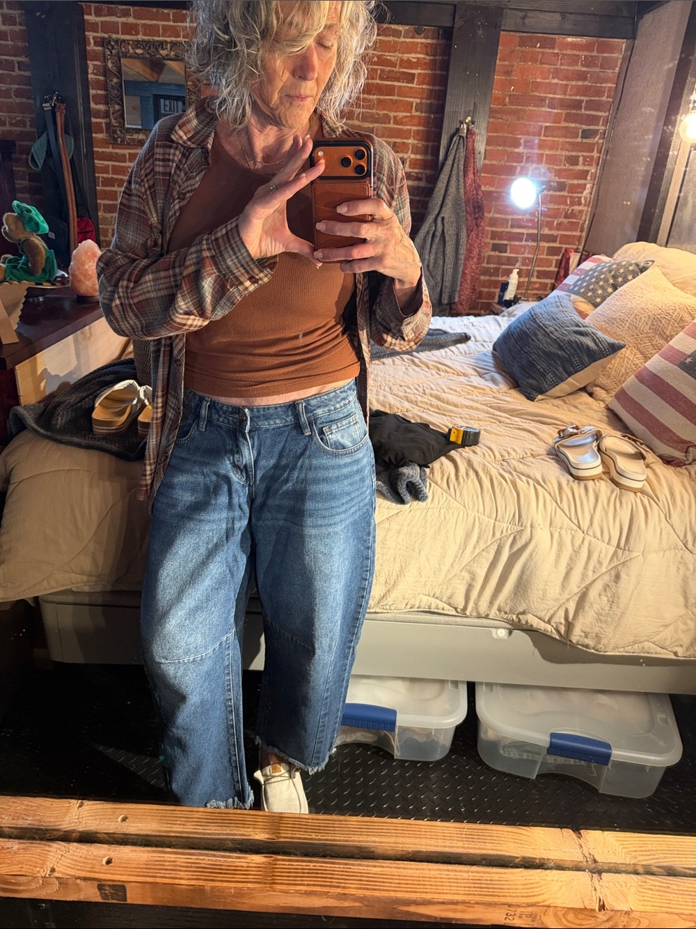 Ashley Mason Barrel Denim Jeans